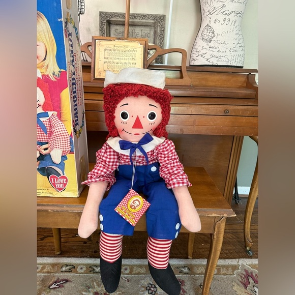 Vintage 1960's 32" The Original Knickerbocker Raggedy Andy with box - Picture 3 of 13